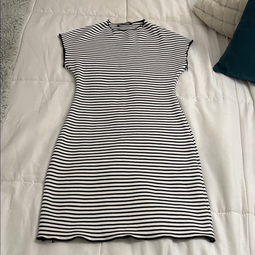 French Chic Striped Dress